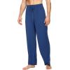 imageWiWi Mens Bamboo Viscose Pajama Pants Soft Lounge Bottoms Knit Big and Long Sweatpants Lightweight Sleep Pant Drawstring S4XAblue Depth