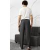 imageWiWi Mens Bamboo Viscose Pajama Pants Soft Lounge Bottoms Knit Big and Long Sweatpants Lightweight Sleep Pant Drawstring S4XAcharcoal Heather