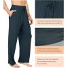 imageWiWi Mens Bamboo Viscose Pajama Pants Soft Lounge Bottoms Knit Big and Long Sweatpants Lightweight Sleep Pant Drawstring S4XAdeep Teal