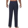 imageWiWi Mens Bamboo Viscose Pajama Pants Soft Lounge Bottoms Knit Big and Long Sweatpants Lightweight Sleep Pant Drawstring S4XAdeer on Navy