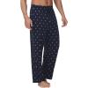 imageWiWi Mens Bamboo Viscose Pajama Pants Soft Lounge Bottoms Knit Big and Long Sweatpants Lightweight Sleep Pant Drawstring S4XAdeer on Navy
