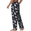 imageWiWi Mens Bamboo Viscose Pajama Pants Soft Lounge Bottoms Knit Big and Long Sweatpants Lightweight Sleep Pant Drawstring S4XAdog