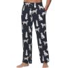 imageWiWi Mens Bamboo Viscose Pajama Pants Soft Lounge Bottoms Knit Big and Long Sweatpants Lightweight Sleep Pant Drawstring S4XAdog