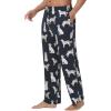 imageWiWi Mens Bamboo Viscose Pajama Pants Soft Lounge Bottoms Knit Big and Long Sweatpants Lightweight Sleep Pant Drawstring S4XAdog