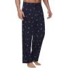 imageWiWi Mens Bamboo Viscose Pajama Pants Soft Lounge Bottoms Knit Big and Long Sweatpants Lightweight Sleep Pant Drawstring S4XAskiing on Navy