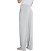 imageWiWi Mens Bamboo Viscose Pajama Pants Soft Lounge Bottoms Knit Big and Long Sweatpants Lightweight Sleep Pant Drawstring S4XBash Grey