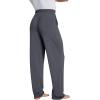 imageWiWi Mens Bamboo Viscose Pajama Pants Soft Lounge Bottoms Knit Big and Long Sweatpants Lightweight Sleep Pant Drawstring S4XBcharcoal