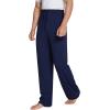 imageWiWi Mens Bamboo Viscose Pajama Pants Soft Lounge Bottoms Knit Big and Long Sweatpants Lightweight Sleep Pant Drawstring S4XBdark Blue