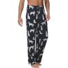 imageWiWi Mens Bamboo Viscose Pajama Pants Soft Lounge Bottoms Knit Big and Long Sweatpants Lightweight Sleep Pant Drawstring S4XBdog