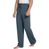 imageWiWi Mens Bamboo Viscose Pajama Pants Soft Lounge Bottoms Knit Big and Long Sweatpants Lightweight Sleep Pant Drawstring S4XBgrayish Blue