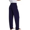imageWiWi Mens Bamboo Viscose Pajama Pants Soft Lounge Bottoms Knit Big and Long Sweatpants Lightweight Sleep Pant Drawstring S4XBnavy