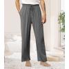 imageWiWi Mens Bamboo Viscose Pajama Pants Soft Lounge Bottoms Knit Big and Long Sweatpants Lightweight Sleep Pant Drawstring S4XCdark Bluedark Heather Grey