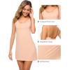 imageWiWi Slip Dress for Women Viscose from Bamboo Spaghetti Strap Lingerie Sexy Nightgowns Plus Size Sleep Chemise S4XStyle Abeige