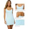 imageWiWi Slip Dress for Women Viscose from Bamboo Spaghetti Strap Lingerie Sexy Nightgowns Plus Size Sleep Chemise S4XStyle Baqua