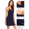 imageWiWi Slip Dress for Women Viscose from Bamboo Spaghetti Strap Lingerie Sexy Nightgowns Plus Size Sleep Chemise S4XStyle Cnavy