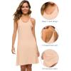 imageWiWi Slip Dress for Women Viscose from Bamboo Spaghetti Strap Lingerie Sexy Nightgowns Plus Size Sleep Chemise S4XStyle Dbeige
