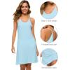 imageWiWi Slip Dress for Women Viscose from Bamboo Spaghetti Strap Lingerie Sexy Nightgowns Plus Size Sleep Chemise S4XStyle Dpale Blue