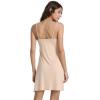 imageWiWi Slip Dress for Women Viscose from Bamboo Spaghetti Strap Lingerie Sexy Nightgowns Plus Size Sleep Chemise S4XStyle Fbeige
