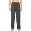 imageWiWi Mens Bamboo Viscose Pajama Pants Soft Lounge Bottoms Knit Big and Long Sweatpants Lightweight Sleep Pant Drawstring S4XAcharcoal