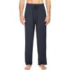 imageWiWi Mens Bamboo Viscose Pajama Pants Soft Lounge Bottoms Knit Big and Long Sweatpants Lightweight Sleep Pant Drawstring S4XAmidnight Blue