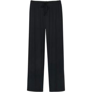 imageWiWi Mens Bamboo Viscose Pajama Pants Soft Lounge Bottoms Knit Big and Long Sweatpants Lightweight Sleep Pant Drawstring S4XAblack