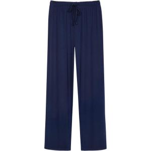 imageWiWi Mens Bamboo Viscose Pajama Pants Soft Lounge Bottoms Knit Big and Long Sweatpants Lightweight Sleep Pant Drawstring S4XAnavy