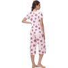 imageWiWi Bamboo Viscose Pajamas for Women Soft Capri Pants Pajama Sets Plus Size Sleepwear Pjs Loungewear S4XAcoffee Cup