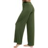 imageWiWi Pajama Pants for Women Plus Size Pajamas Bottoms Wide Leg Lounge Soft Pj SweatpantsViscose Made from Bamboo S4XAarmy Green