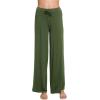 imageWiWi Pajama Pants for Women Plus Size Pajamas Bottoms Wide Leg Lounge Soft Pj SweatpantsViscose Made from Bamboo S4XAarmy Green