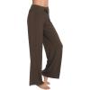 imageWiWi Pajama Pants for Women Plus Size Pajamas Bottoms Wide Leg Lounge Soft Pj SweatpantsViscose Made from Bamboo S4XAbrown