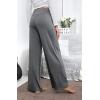 imageWiWi Pajama Pants for Women Plus Size Pajamas Bottoms Wide Leg Lounge Soft Pj SweatpantsViscose Made from Bamboo S4XAdark Heather Grey