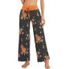imageWiWi Pajama Pants for Women Plus Size Pajamas Bottoms Wide Leg Lounge Soft Pj SweatpantsViscose Made from Bamboo S4XAgreyFloral