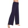 imageWiWi Pajama Pants for Women Plus Size Pajamas Bottoms Wide Leg Lounge Soft Pj SweatpantsViscose Made from Bamboo S4XAnavy