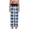 imageWiWi Pajama Pants for Women Plus Size Pajamas Bottoms Wide Leg Lounge Soft Pj SweatpantsViscose Made from Bamboo S4XAnavyGreen Plaid