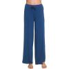 imageWiWi Pajama Pants for Women Plus Size Pajamas Bottoms Wide Leg Lounge Soft Pj SweatpantsViscose Made from Bamboo S4XAprussian Blue