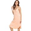 imageWiWi Slip Dress for Women Plus Size Chemise Nightgown Full Spaghetti Strap DressesViscose made from Bamboo S4XAbeige