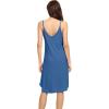 imageWiWi Slip Dress for Women Plus Size Chemise Nightgown Full Spaghetti Strap DressesViscose made from Bamboo S4XAprussian Blue