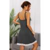 imageWiWi Slip Dress for Women Plus Size Chemise Nightgown Full Spaghetti Strap DressesViscose made from Bamboo S4XBcharcoal