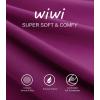 imageWiWi Viscose from Bamboo Nightgowns for Women Short Sleeve Sleep Shirt V Neck Nightgown Plus Size Sleepwear S4XDdark Reddish Purple