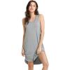 imageWiWi Viscose from Bamboo Nightgowns for Women Soft Sleeveless Tank Sleep Shirts Plus Size Sleepwear Night Dress S4XAheather Grey