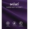 imageWiWi Viscose from Bamboo Pajamas Set for Women Soft Short Sleeve with Shorts Summer Plus Size Pjs Sets Sleepwear S4XAdark Purpledark Purple Dots
