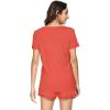 imageWiWi Viscose from Bamboo Pajamas Set for Women Soft Short Sleeve with Shorts Summer Plus Size Pjs Sets Sleepwear S4XBcoral