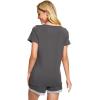 imageWiWi Viscose from Bamboo Pajamas Set for Women Soft Short Sleeve with Shorts Summer Plus Size Pjs Sets Sleepwear S4XCiron Grey