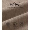 imageWiWi Viscose from Bamboo Pajamas Set for Women Soft Short Sleeve with Shorts Summer Plus Size Pjs Sets Sleepwear S4XDcamel