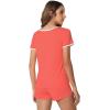 imageWiWi Viscose from Bamboo Pajamas Set for Women Soft Short Sleeve with Shorts Summer Plus Size Pjs Sets Sleepwear S4XDcoral
