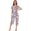 A-purple/Floral
