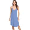 imageWiWi Slip Dress for Women Plus Size Chemise Nightgown Full Spaghetti Strap DressesViscose made from Bamboo S4XAsky Blue