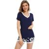 A-navy Floral