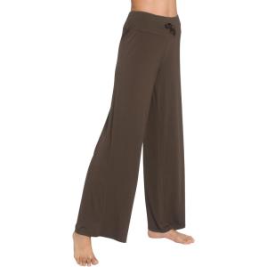 imageWiWi Pajama Pants for Women Plus Size Pajamas Bottoms Wide Leg Lounge Soft Pj SweatpantsViscose Made from Bamboo S4XAbrown