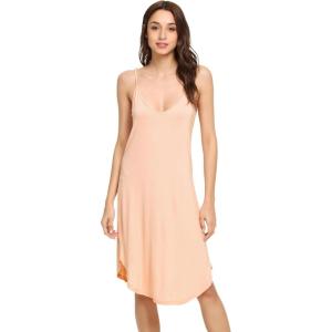 imageWiWi Slip Dress for Women Plus Size Chemise Nightgown Full Spaghetti Strap DressesViscose made from Bamboo S4XAbeige